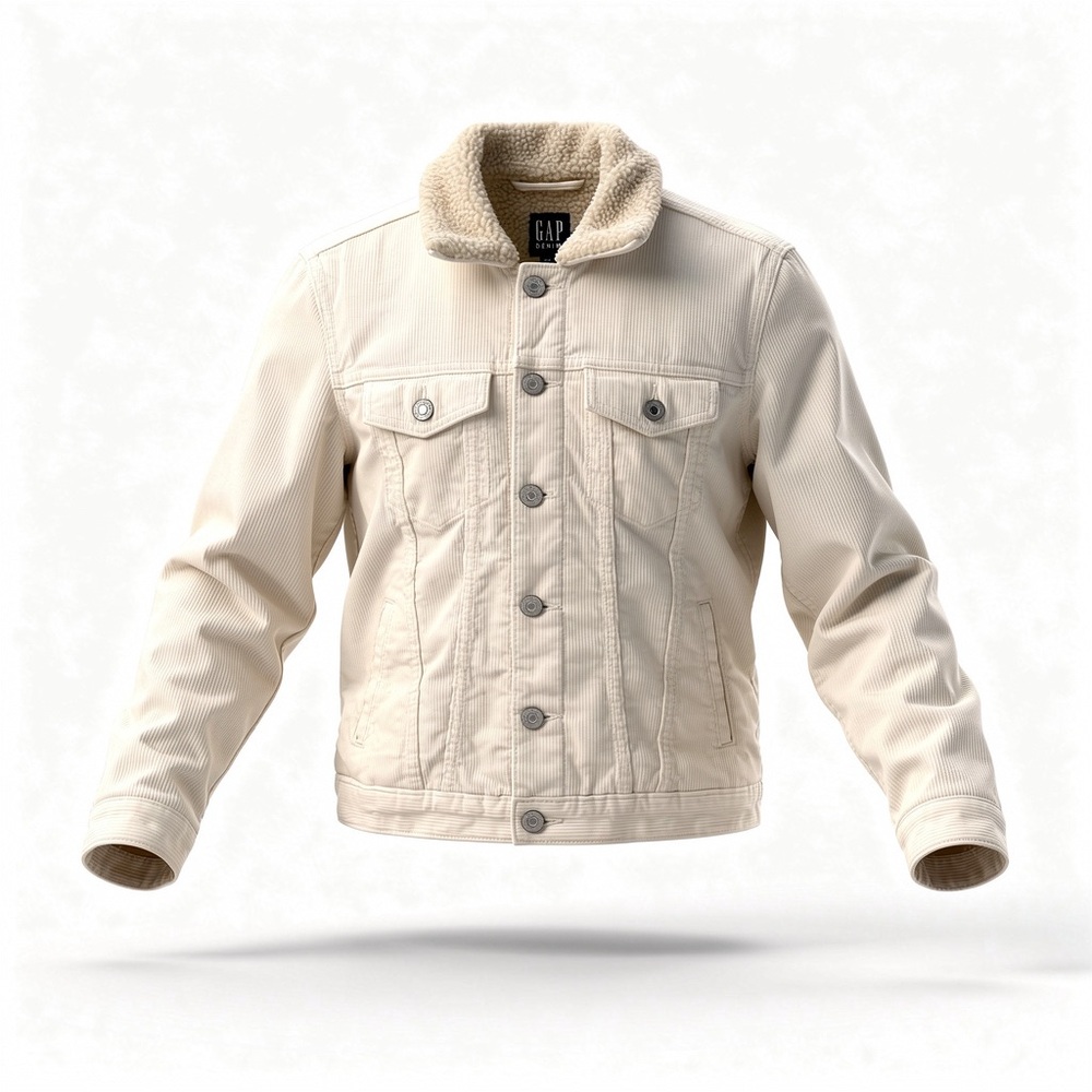 GAP Cream Sherpa Jacket